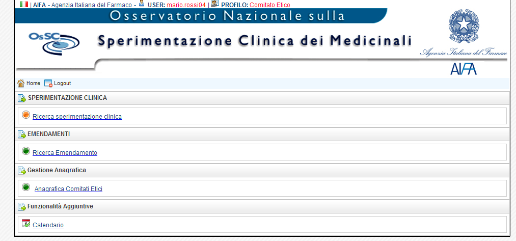 Comitato Etico Home page