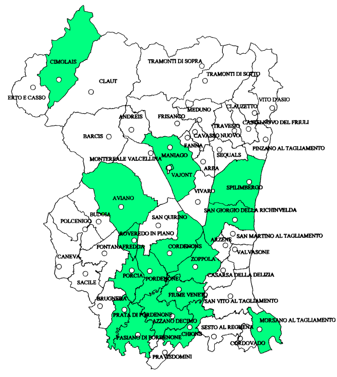 BS 2012 COMUNE DI MANIAGO-AMBITO DISTR. NORD ASSISTENZA DOMICILIARE 307 persone servite 30 n. operatori titolari 34.046 ore erogate totali 10 ore medie mensili per ogni utente 5.