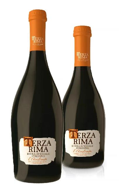 AZIENDA: TERZA RIMA ARANCIONE Birra ambrata prodotta con metodo artigianale, ad alta fermentazione, non pastorizzata e non filtrata, con rifermentazione in bottiglia.