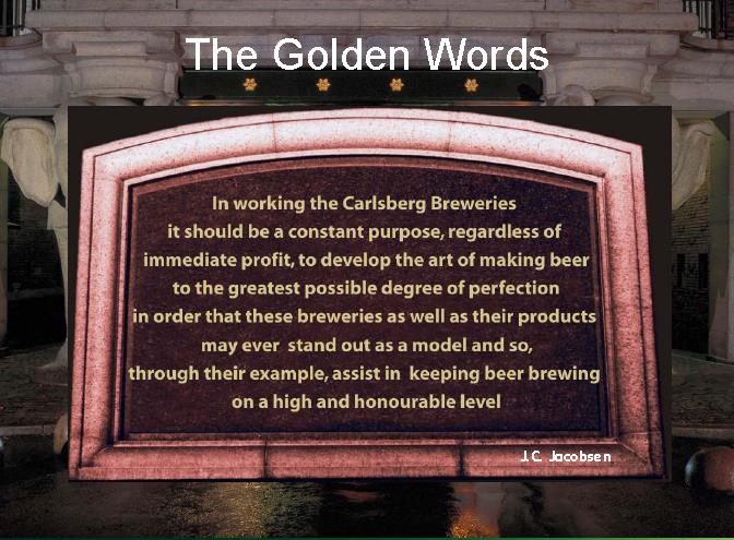 GSM Strategy La missione di Carlsberg Breweries è quella di sviluppare l arte di produrre birra al massimo grado di perfezione, a prescindere dall immediato profitto, in modo tale che le