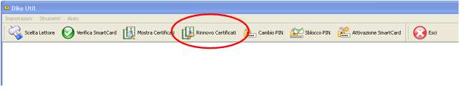 PREMESSA RINNOVO CERTIFICATI DIGITALI Per procedere al rinnovo dei certificati digitali è necessario: sistema operativo Windows 2000, Windows XP, Windows 2003 o superiori.