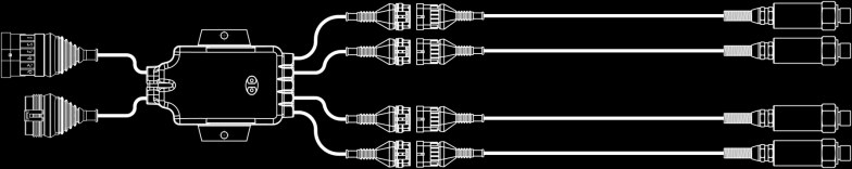Esempi di configurazioni Configuration examples Sistema misurazione della pressione Pressure measuring system Trasduttore di pressione Pressure Transmitter Centralina Can Bus per