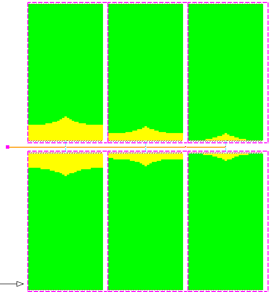 Portata Settore 1 di funzionamento alla sorgente = 66.48 [m³/h] Pressione di funzionamento alla sorgente = 1.82 [bar] Diametro condotta di testata = 44.