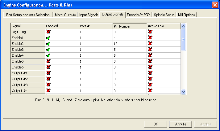 4ASSITB6560 MANUALE UTENTE - Attivare il limite X++, X--, X Home, Y++ ecc.