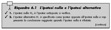 La verifica di ipotesi Verifica di ipotesi: metodologia per fare inferenza sui parametri della popolazione alla luce dell analisi delle differenze tra i risultati osservati (statistica campionaria) e