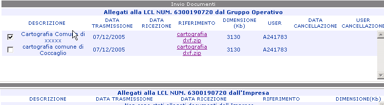 Tale modello dovrà essere stampato, firmato, scannerizzato ed inviato ad Enel. L applicazione consente all Impresa sia di ricevere sia di inviare all Enel degli allegati generici.