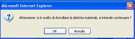 1.16.8 Annullamento DM Una Distinta Materiali può essere annullata in qualsiasi momento prima dell invio ad Enel. L annullamento determina la modifica dello stato in ANN.