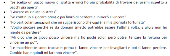 UNA PROPOSTA DI INTERVENTO SUL PENSIERO MAGICO (Bellio, Fiorin, Giacomazzi) FASE I Far mettere