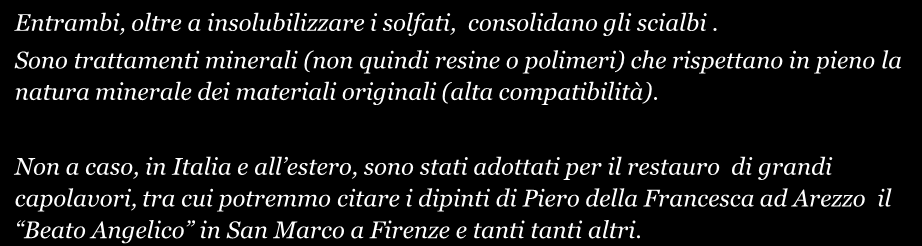 Sarebbe complesso entrare dentro all argomento di come tecnicamente si affronta il problema dei sali.