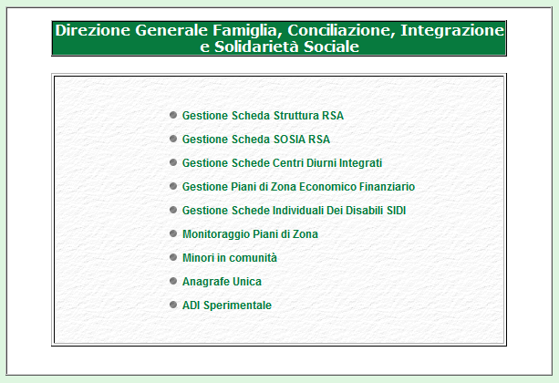 Registrazione dell Operatore Incaricato Si definisce come operatore Incaricato quell operatore designato al trattamento dei dati dal Legale Rappresentante dell Ente Gestore.