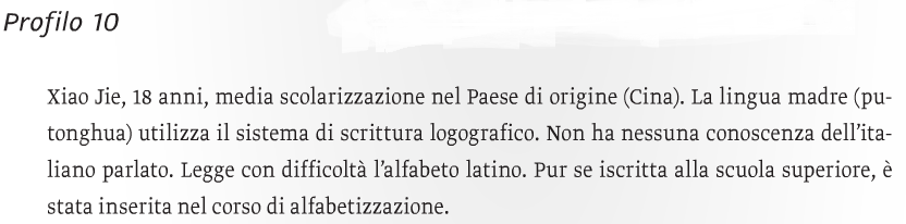 Approfondiamo Alfabetizzato in scritture non alfabetiche Rocca, L., Grego Bolli G., Minuz F., Borri A., Sola C.