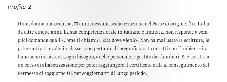 Approfondiamo Analfabeta totale Rocca, L., Grego Bolli G., Minuz F., Borri A., Sola C.