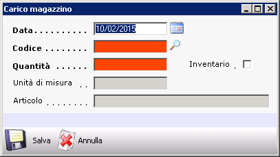 Magazzino Questa sottovoce (Figura 6) consente di visualizzare gli articoli presenti in magazzino con le relative quantità; molto utile e comoda risulta la possibilità di filtrare gli articoli in