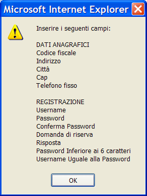 Messaggi precisi e costruttivi E chiaro cosa occorre fare?