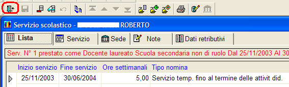 Sarà pssibile a quest punt leggere/mdificare tutti i dati anagrafici spstandsi nelle varie pagine della finestra (Dati Anagrafici, Recapiti, Nucle Familiare, Altri dati) Inltre i pulsanti freccia Vi