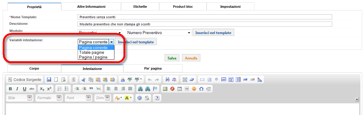 13.3 Barcode Attraverso il Tab Altre informazioni è possibile inserire dei codici a barre all interno del template: E possibile inserire un numero fisso oppure una variabile: Esempio di risultato: 13.