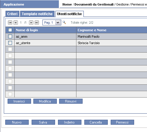 Notifiche documenti I template per l invio di sms, email o messaggi sono modificabili a piacere.