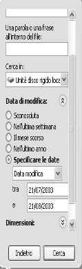 Figura 35-2 Figura 36-2 Figura 36-2-A Figura 36-2-B Figura 37-2 La ricerca per data. Suppnend di dver cercare un file di Excel, si dvrà fare click sull pzine Dcumenti.