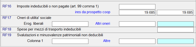 DIRED15 - IMPLEMENTAZIONI Se il prospetto Coop IRES viene bloccato il flag IRES stanziata è automaticamente barrato dalla procedura e solo a questo punto sarà possibile procedere con la compilazione