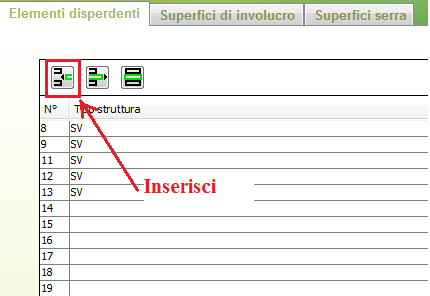 INSERIMENTO COMPONENTI TRASPARENTI 42 Si riporta, a titolo esemplificativo, l inserimento delle