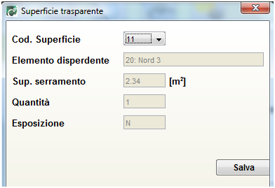 59 Alcuni uffici hanno una superficie di 33 m 2 ed è presente il serramento