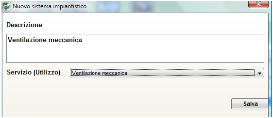VENTILAZIONE MECCANICA 83 Viene definito a il sistema