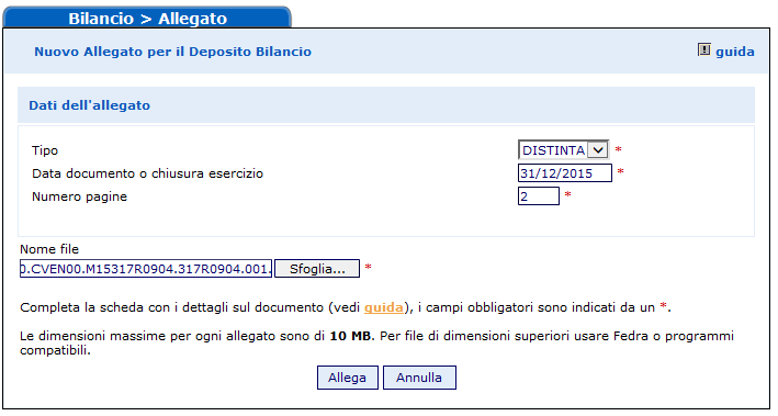 Cliccare, infine, sul tasto e dopo aver dato la Conferma dell operazione si tornerà alla scheda riepilogativa utilizzando l apposito link.