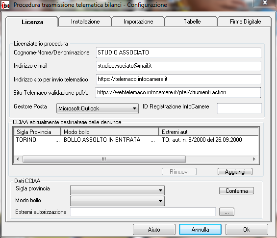 HELP DESK Nota Salvatempo 0052 TUTTOBILANCIO Invo fasccolo d Blanco Quando serve D seguto sono elencat passagg da segure per predsporre, frmare e scarcare una pratca d Blanco (Modello B) per la