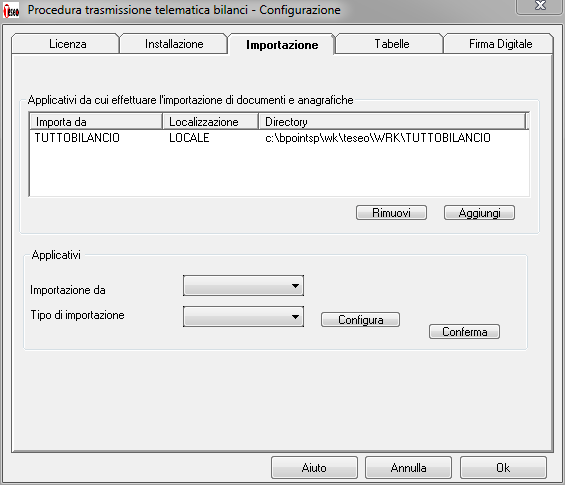 Cognome - Nome /Denomnazone Indrzzo e-mal Indrzzo sto per nvo telematco Sto Telemaco valdazone pdf/a Gestore Posta ID Regstrazone InfoCamere CCIAA abtualmente destnatare delle denunce INSTALLAZIONE