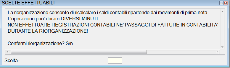 BILANCIO DI CHIUSURA E RIAPERTURA 1. CONTROLLI 1.