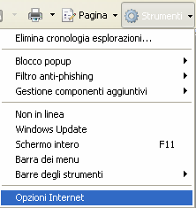 COME CONFIGURARE L ACCESSO AL SUPPORTO WEB Aggiunta di un sito Web all'elenco dei siti attendibili Per configurare l accesso al supporto web dobbiamo aggiungere il sito web http://www.avss-rsm.