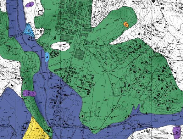 Si tratta di una zona stabile nella quale possono verificarsi deformazioni ed amplificazioni del moto sismico.