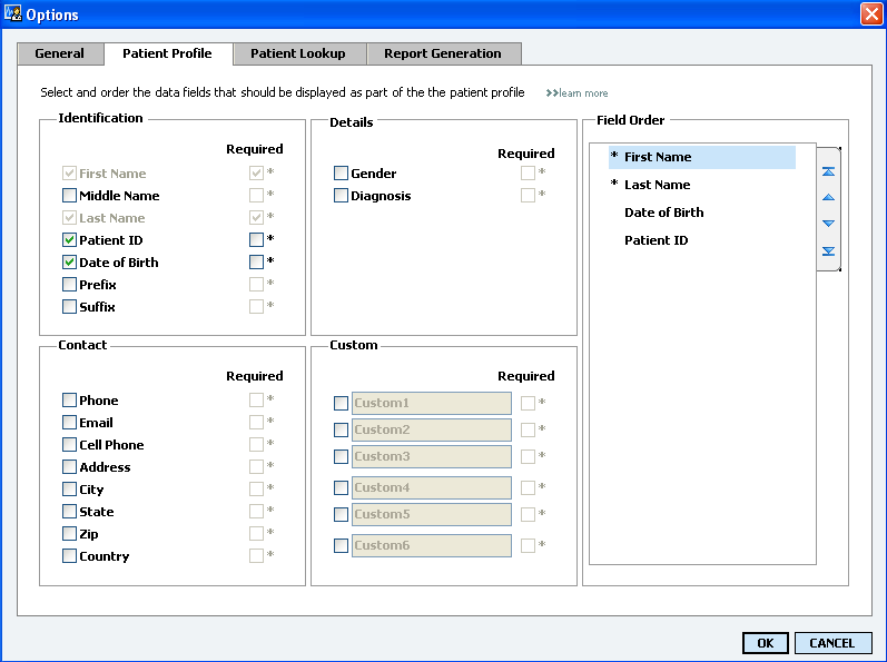 Synchronize with CareLink Personal (Sincronizza con CareLink Personal): selezionare questa casella per fare in modo che il sistema esegua la sincronizzazione automatica dei dati di CareLink Personal