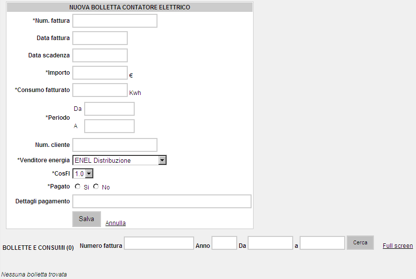 Attraverso una apposita finestra di dialogo vengono