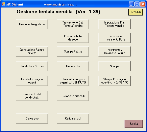 Modulo gestione tv e fatturazione differita (compatibile windows8) - Gestione anagrafiche (clienti,prodotti,listini,agenti,causali di pagamento, assortimenti clienti fornitori) - Trasmissione dati (