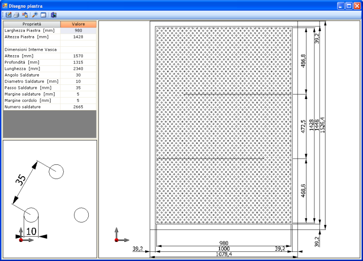 Unilab (Italy) - PILLOW - Build 91216 Delta T [K] Pagina 5 di 6 OmniApp PILLOW PILLOW è una OmniApp che permette il calcolo di scambiatori a piastre del tipo Pillow Heat Exchanger immersi in una