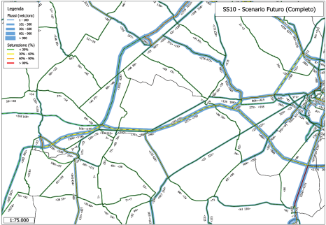 Il ruolo più incisivo è da attribuire alla autostrada Mantova-Cremona sulla quale confluiscono i flussi locali (da e