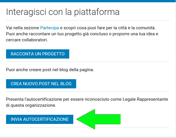 5 AUTOCERTIFICAZIONE DELLA QUALITA' DI LEGALE RAPPRESENTANTE Per autocertificare di essere il legale rappresentante dell'organizzazione,