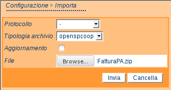 L'identificativo assegnato dal SdI X-SDI-NomeFile Il nome del file che contiene la notifica di decorrenza termini AttestazioneTrasmissioneFattura Questa operazione viene esposta dal gestionale