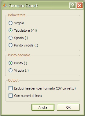 Modifica della lingua: 4.2.1. Software di configurazione comune (Setup) Utilizzando la voce Setup-Lingue, è possibile modificare la lingua utilizzata per il software di analisi.