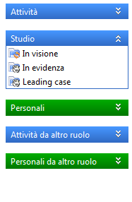 Pag. 50 1. Le cartelle sono raggruppate in aree. 2. La cartella selezionata è evidenziata da una riga evidenziata. 3.