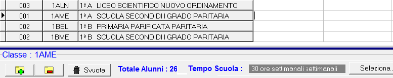 d1.5. Modificare o inserire il valore del Tempo-scuola non allineato al corrispondente valore locale d2. Correzione del Tempo-Scuola negli archivi Locali. d2.1. Clic su Gestione Dati Alunno.