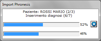 Definite queste opzioni la procedura effettuerà una copia di sicurezza degli archivi di Cartella Clinica Basic, salvando i dati presenti, prima dell importazione.