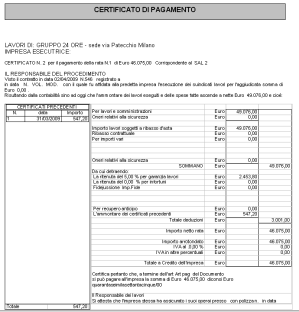 Rilevazione di costi/ricavi per commessa - Flusso della Rilevazione Costi SAL passivi GESTIONE COMMESSA CONTABILITÀ ANALITICA CONTABILITÀ LAVORI