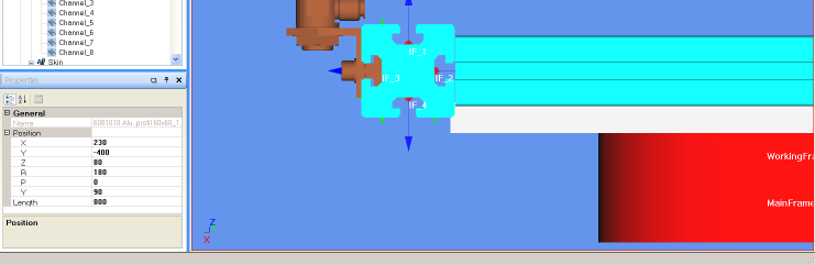 Inoltre l Editor di layout permette di muovere gli elementi cinematici, configurare le periferiche e scegliere il layout definitivo della cella di lavoro.