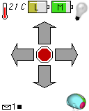 Utilizzo del Radiocomando Vediamo ora più in dettaglio l interfaccia principale di controllo.