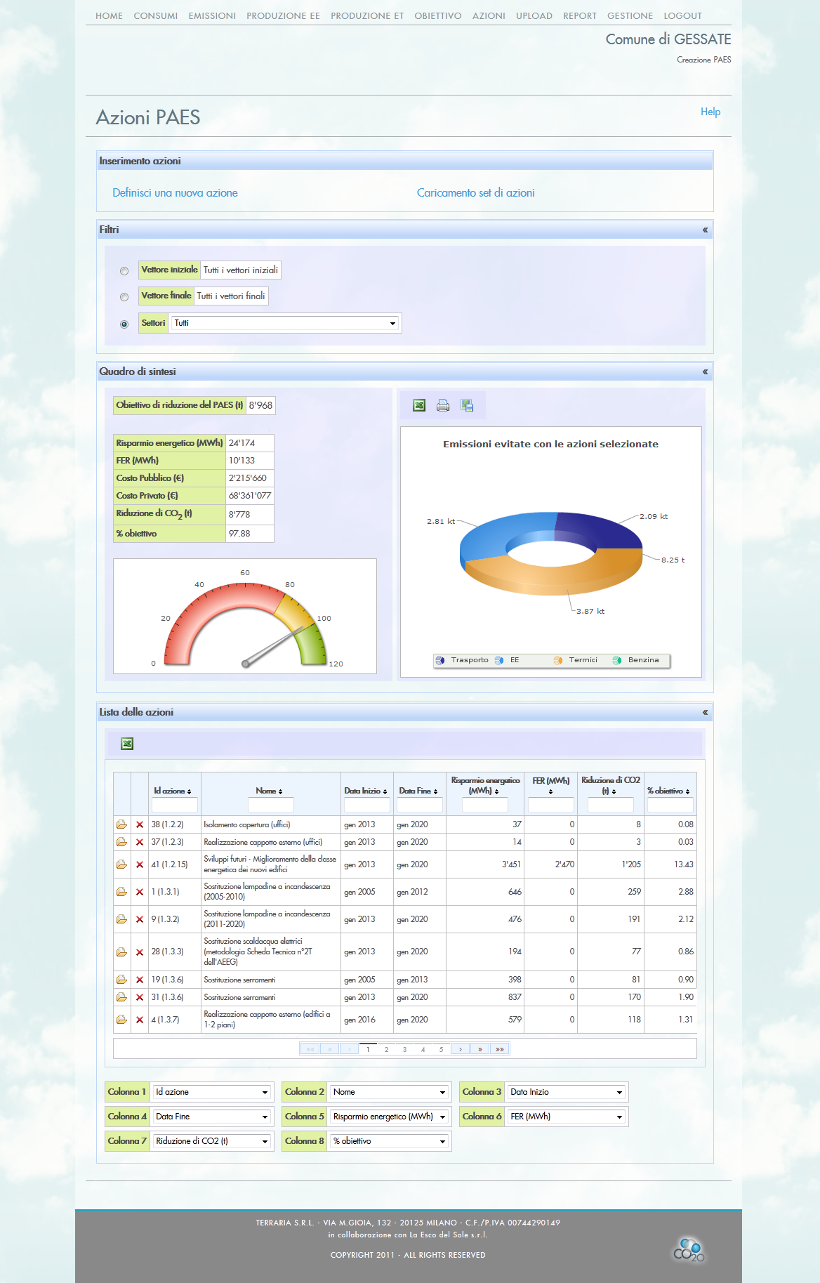 Figura 7-5 - Applicativo CO