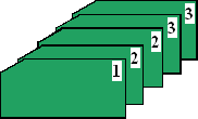 Analisi di un database su schede, riguardante una biblioteca. Si dovranno memorizzare vari tipologie di dati: Libri, Lettori, Prestiti, per ognuno di essi si utilizzeranno schede diverse.