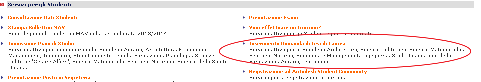 COME SI PROCEDE - 1 fase IL LAUREANDO DAL SITO WWW.UNIFI.