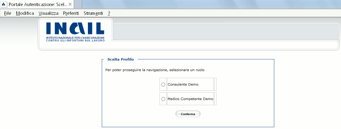 Login Si passa quindi alla pagina nella quale è necessario inserire i dati del login: Nome utente (= demo) e Password (= demo) dell utente DEMO. Fig. 2.